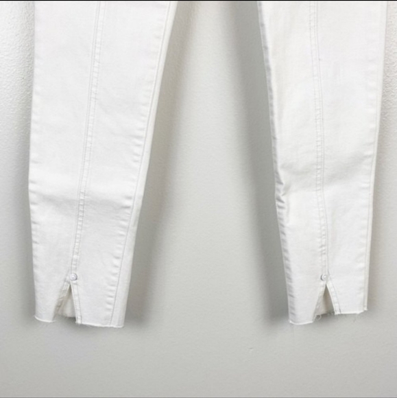 Wit & Wisdom Women's White Ab SolutionHigh Rise Ankle Skimmer Jeans Size 6 - Picture 2 of 11